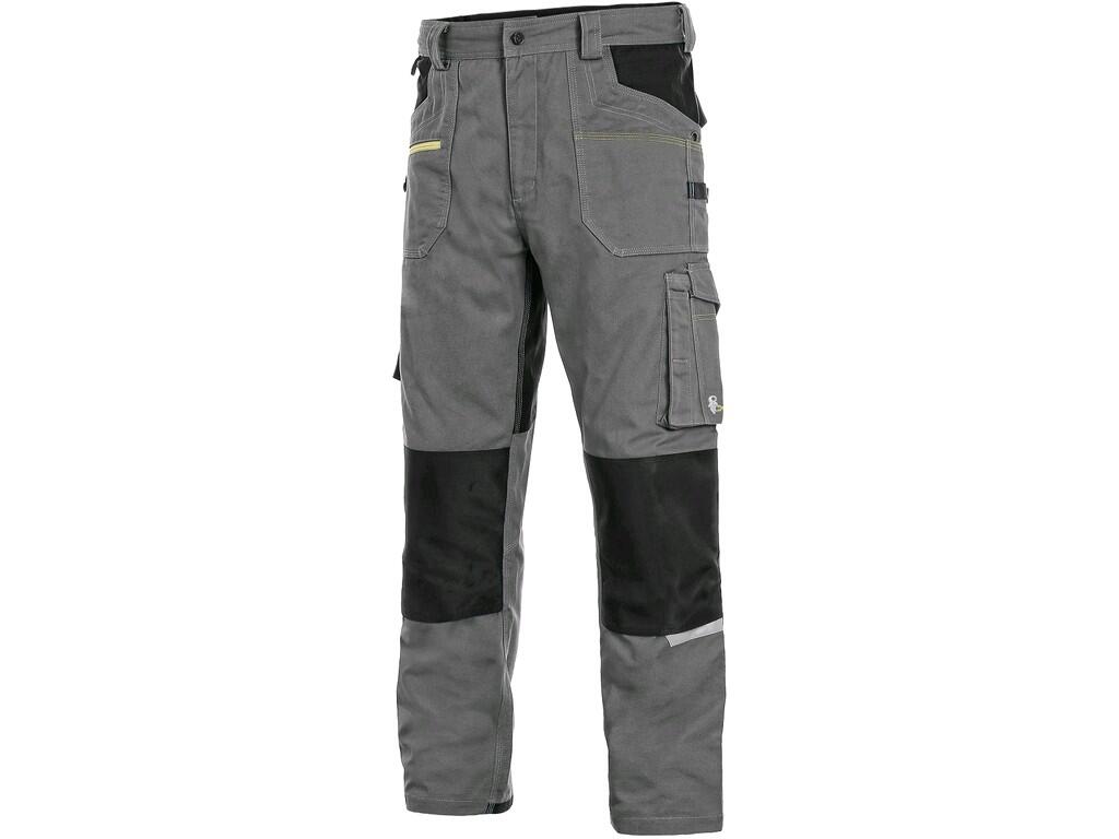 Pánské zkrácené kalhoty CXS STRETCH Barva: šedá-černá, Velikost: 54