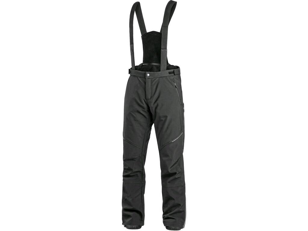 Pánské zimní softshellové kalhoty CXS TRENTON Barva: černá, Velikost: 48