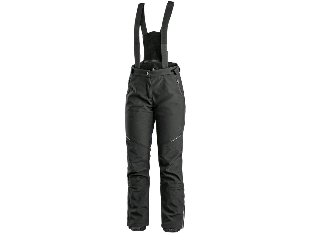 Dámské zimní softshellové kalhoty CXS TRENTON Barva: černá, Velikost: 44