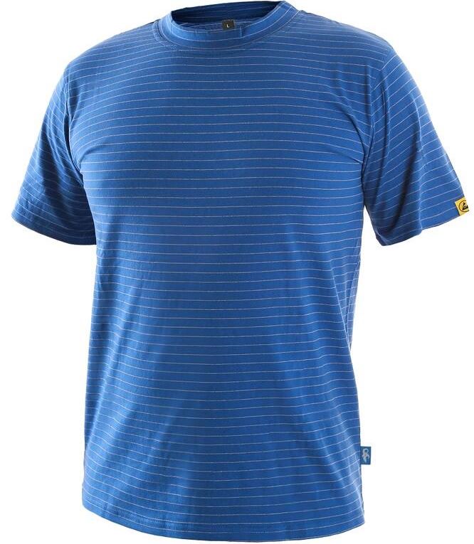 Antistatické tričko ESD CXS NOME Barva: modrá, Velikost: XL