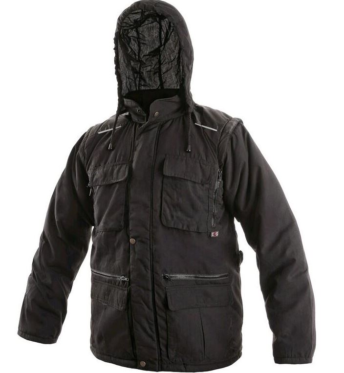 Pánská zimní bunda GEORGIA Barva: černá, Velikost: M