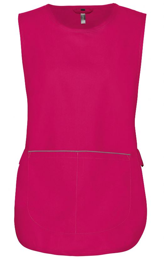 Dámská pracovní zástěra Barva: fuchsia red, Velikost: 2XL/3XL