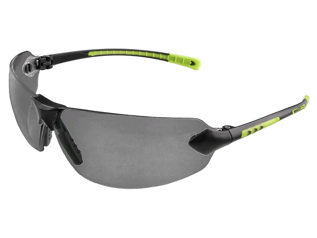Ochranné brýle CXS Fossa černo-zelené Barva: kouřová