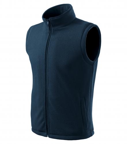 MALFINI® Next Fleece vesta unisex Velikost: XS, Barva: námořní modrá