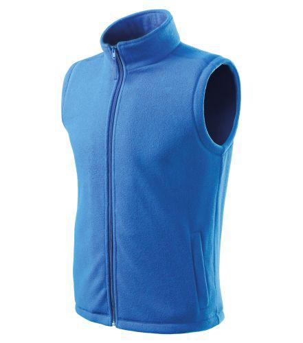 MALFINI® Next Fleece vesta unisex Velikost: XS, Barva: azurově modrá
