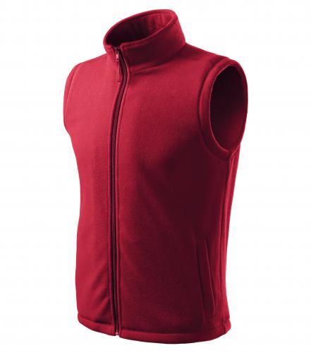 MALFINI® Next Fleece vesta unisex Velikost: XS, Barva: marlboro červená