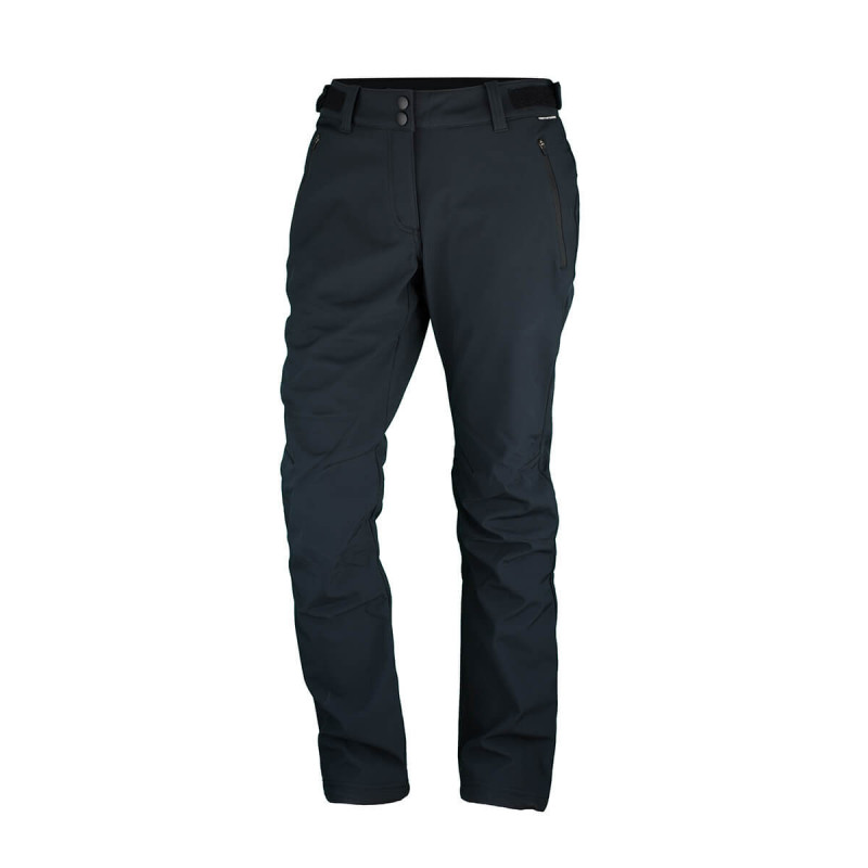 Dámské outdoorové softshellové kalhoty MADZER NO-44351OR Barva: černá, Velikost: XL