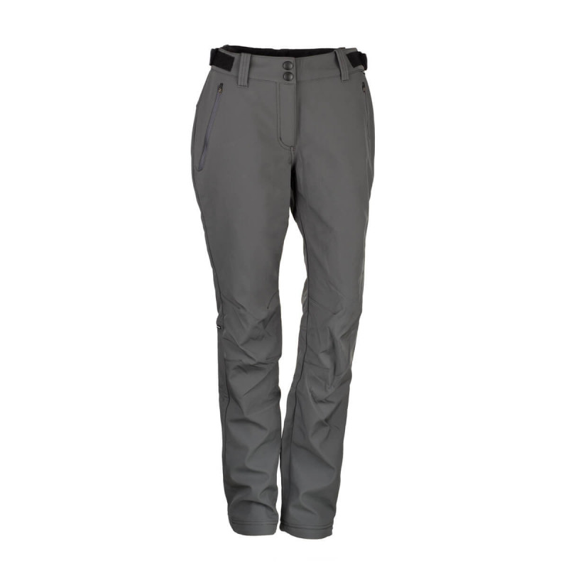 Dámské outdoorové softshellové kalhoty MADZER NO-44351OR Barva: šedá, Velikost: L