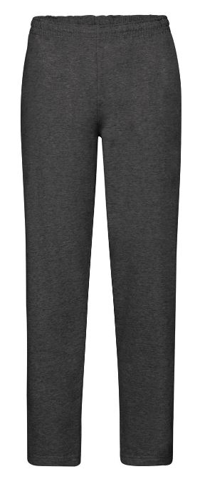 Pánské tepláky Classic Open Hem Jog Pants Barva: tmavě šedý melír, Velikost: 2XL