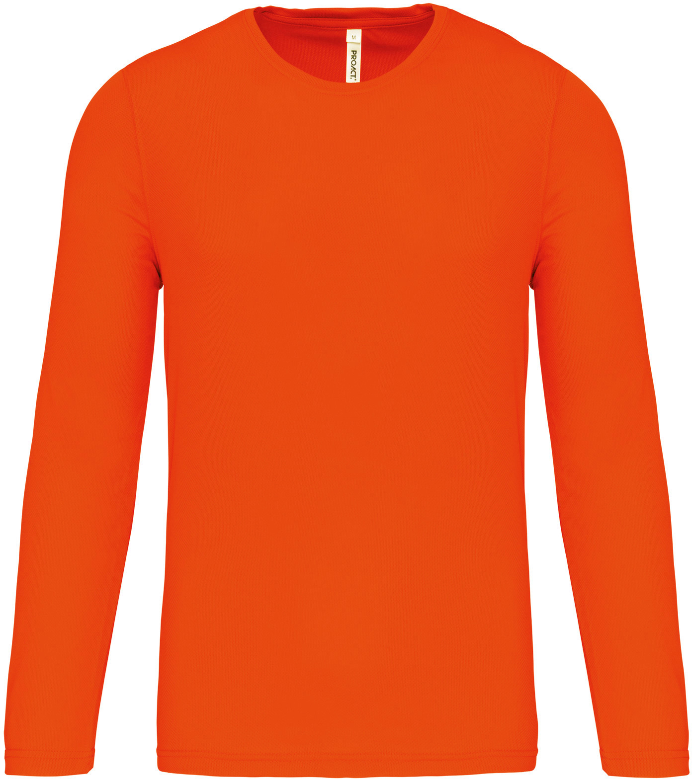 Pánské sportovní tričko dlouhý rukáv PA443 Barva: neon orange, Velikost: M