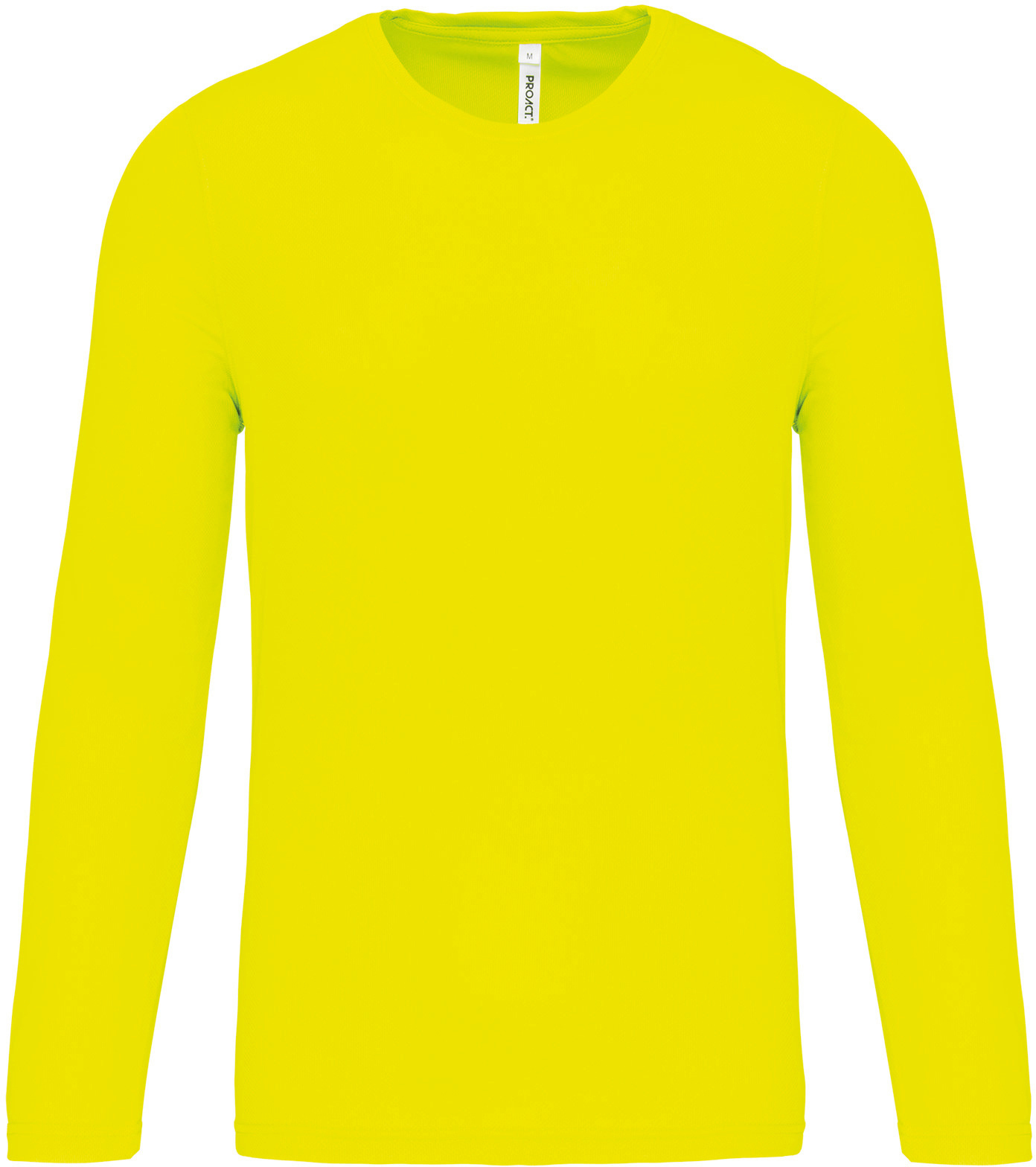 Pánské sportovní tričko dlouhý rukáv PA443 Barva: neon yellow, Velikost: 2XL