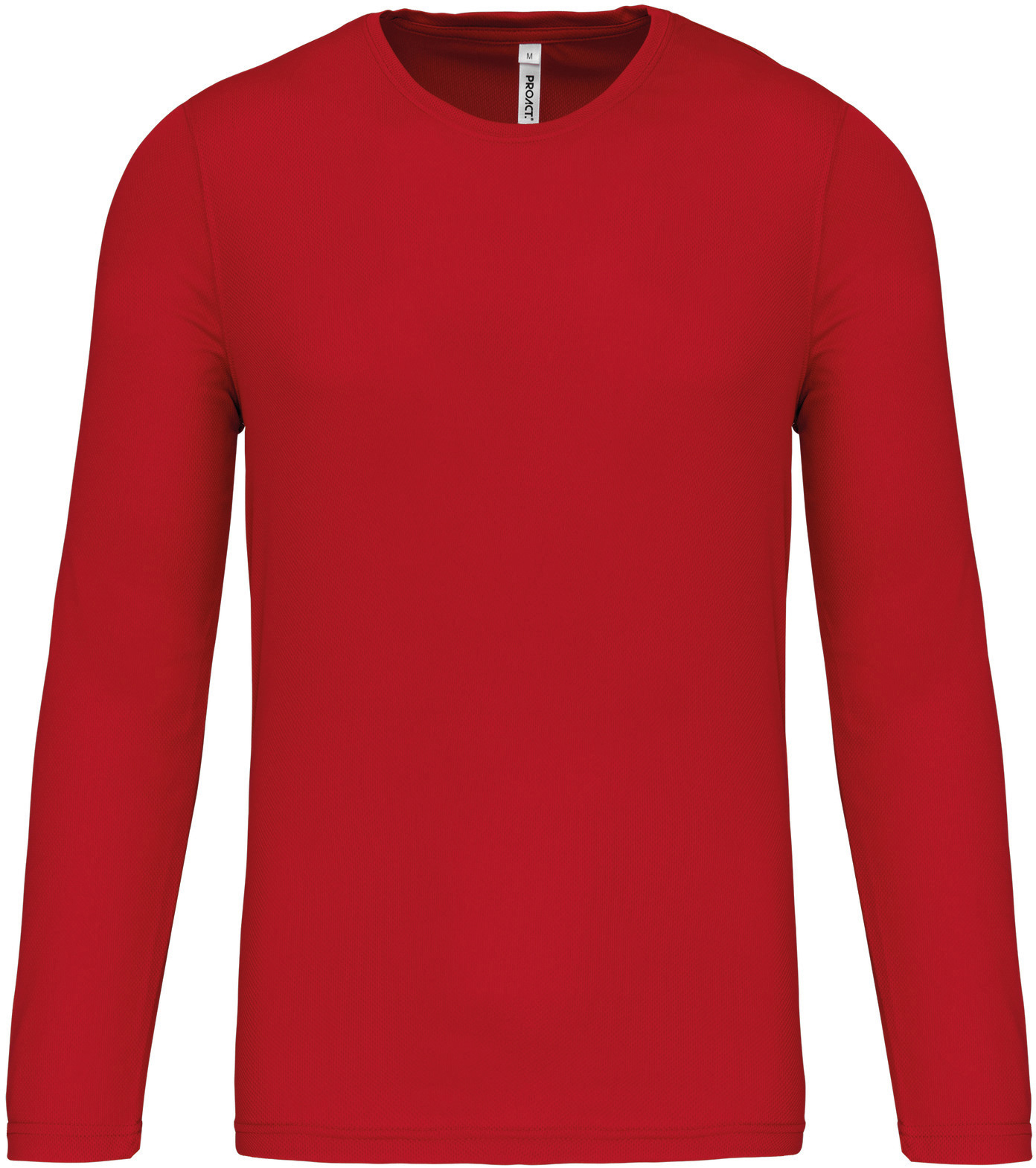 Pánské sportovní tričko dlouhý rukáv PA443 Barva: červená, Velikost: M