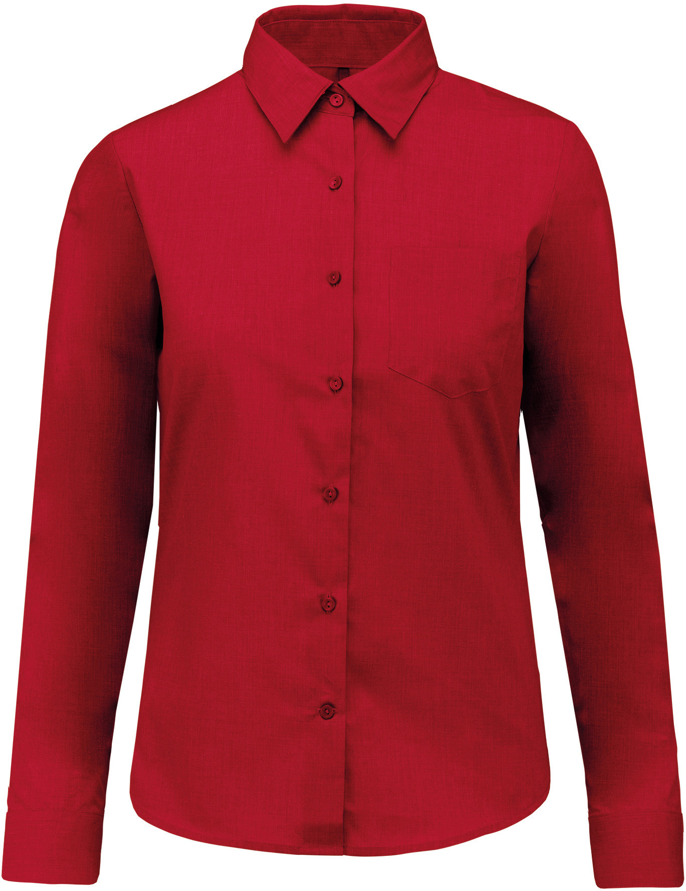 Dámská košile dlouhý rukáv JESSICA Barva: červená, Velikost: 3XL