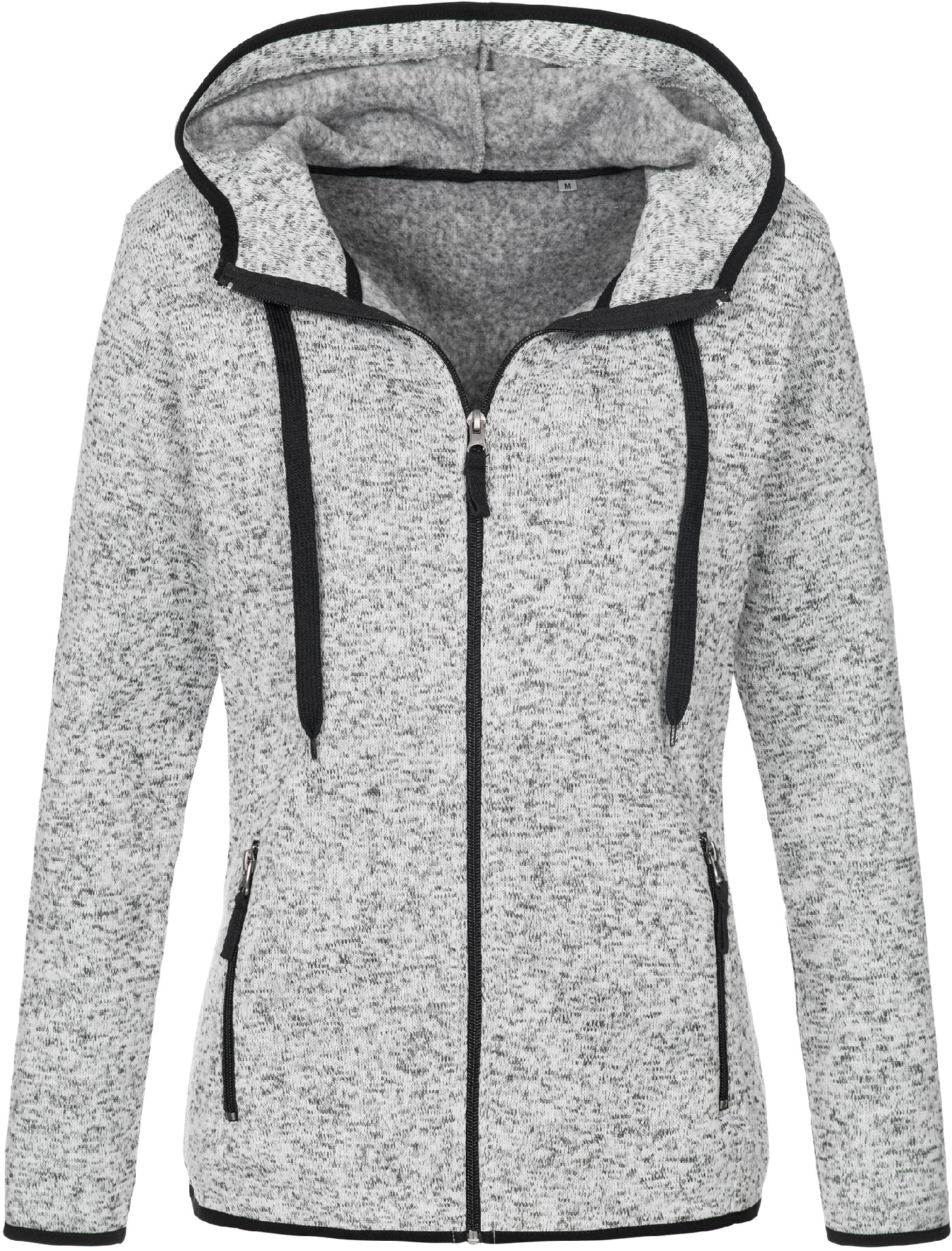 Dámská mikina Active Knit Fleece Barva: světle šedý melír, Velikost: M