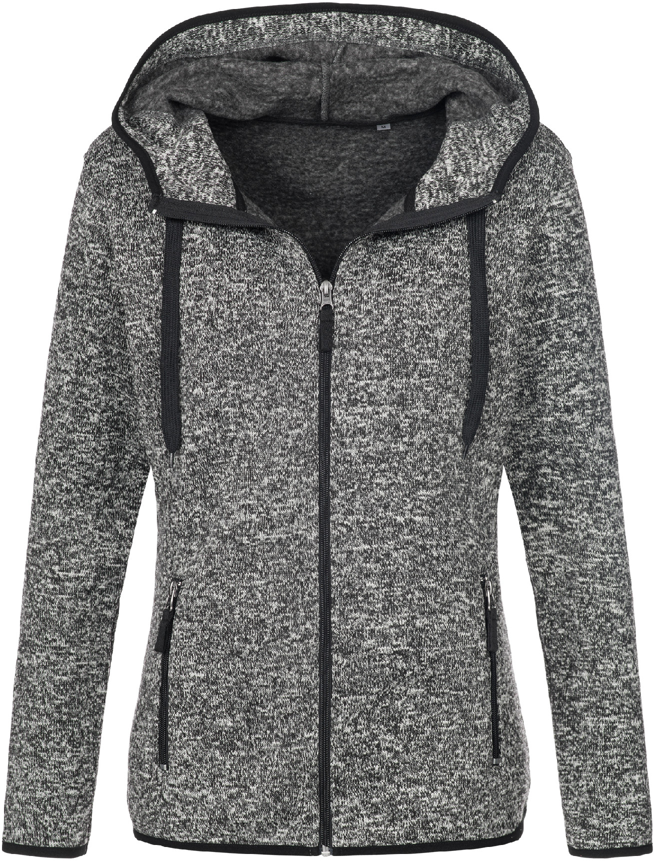 Dámská mikina Active Knit Fleece Barva: tmavě šedý melír, Velikost: M