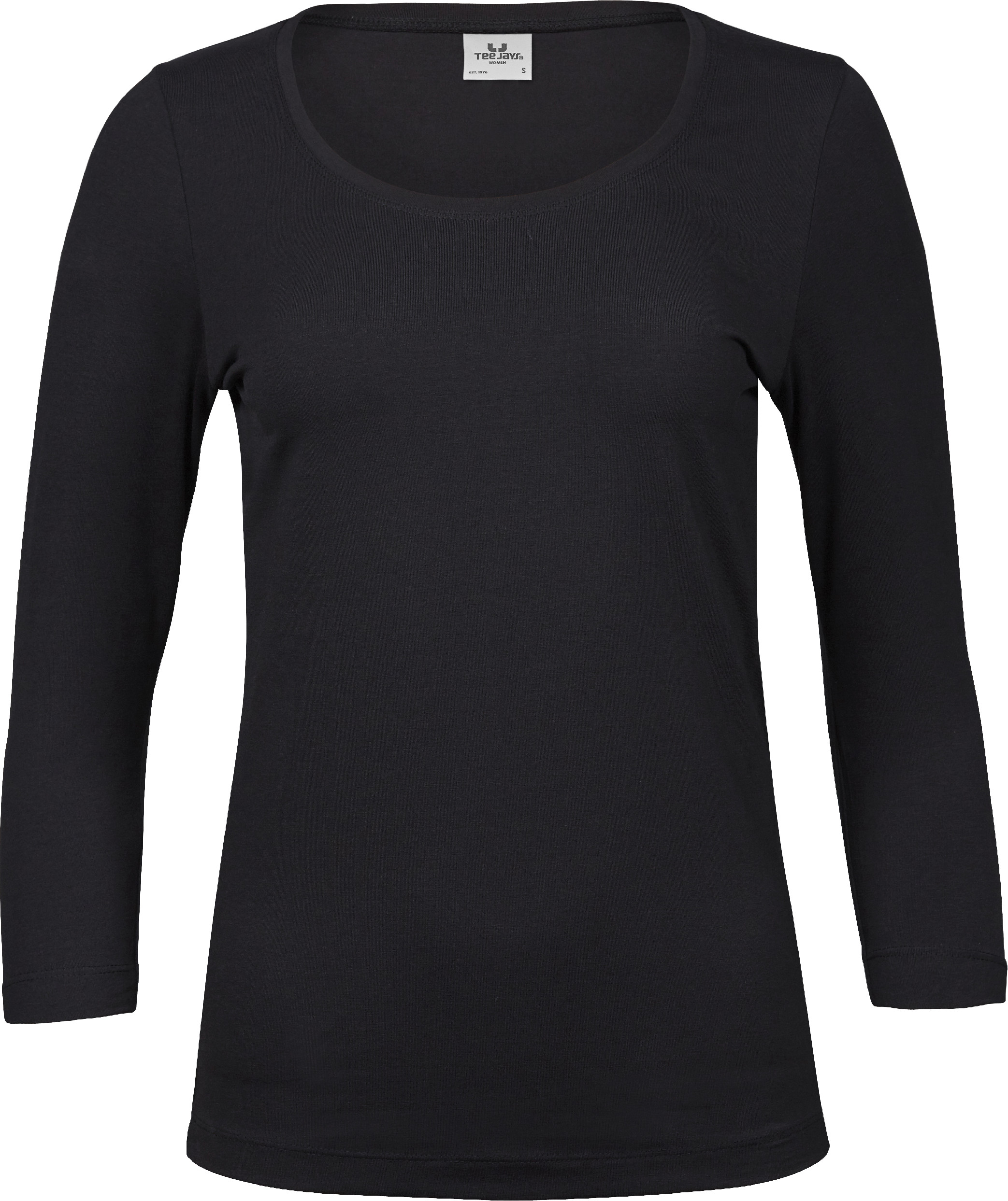 Dámské tričko 3/4 rukáv Stretch Tee Barva: černá, Velikost: XL