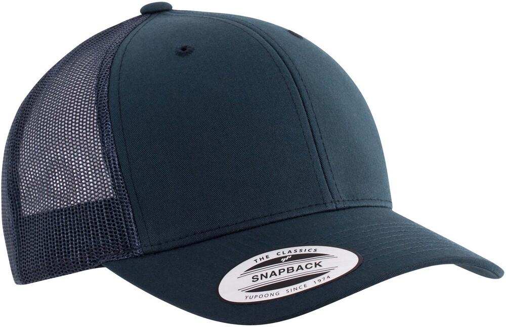 Kšiltovka Trucker cap retro style Yupoong˝ Barva: námořní modrá, Velikost: uni