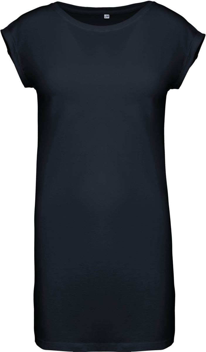 Dámské dlouhé tričko - šaty Barva: námořní modrá, Velikost: S/M