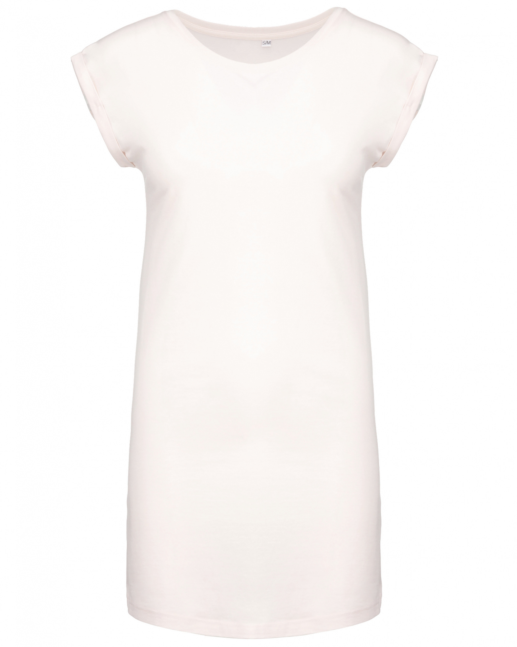 Dámské dlouhé tričko - šaty Barva: bílá, Velikost: S/M