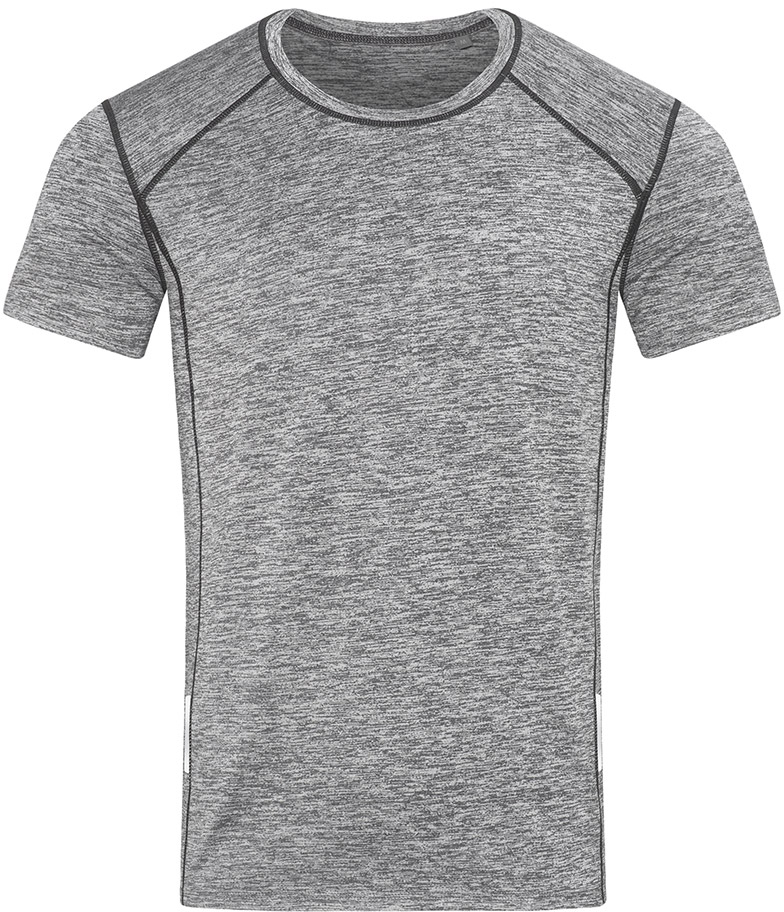 Pánské sportovní tričko Recycled Sports-T Reflect Barva: tmavě šedý melír, Velikost: M