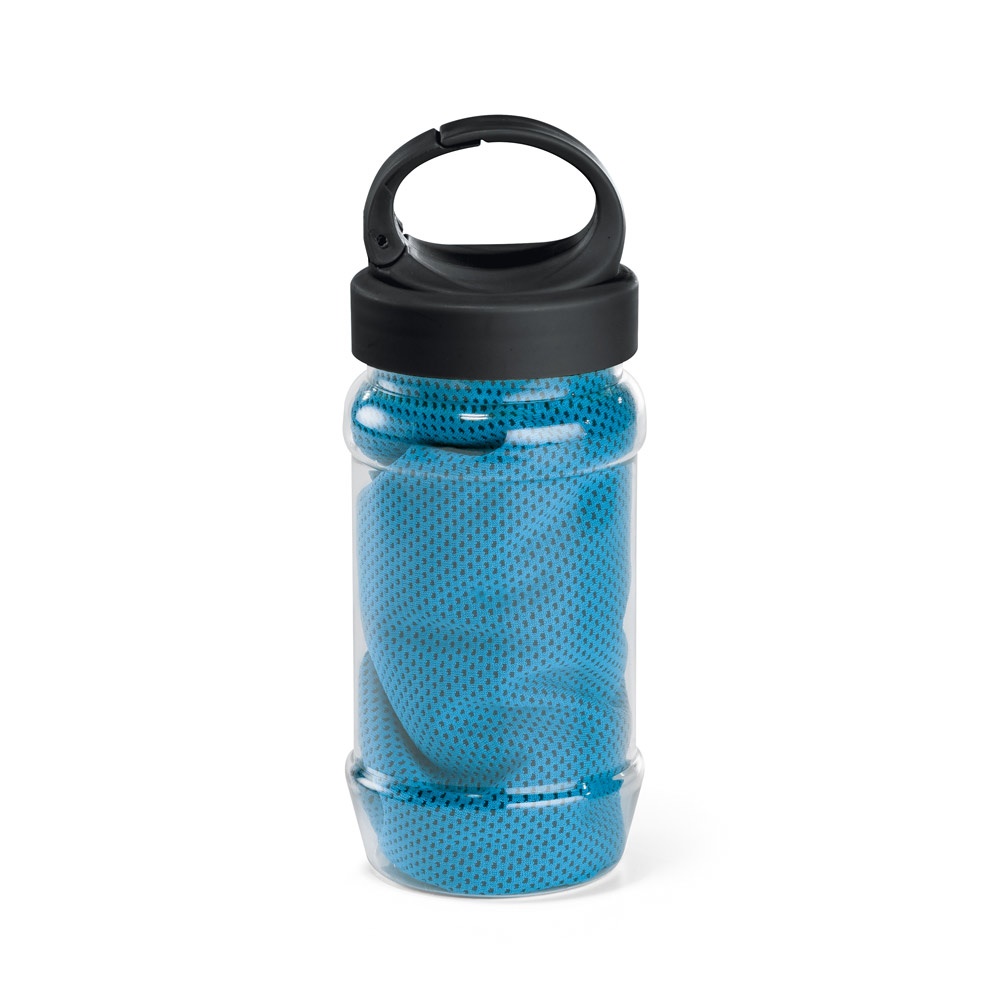 Sportovní ručník s obalem ve tvaru láhve ARTX PLUS Barva: tyrkysová