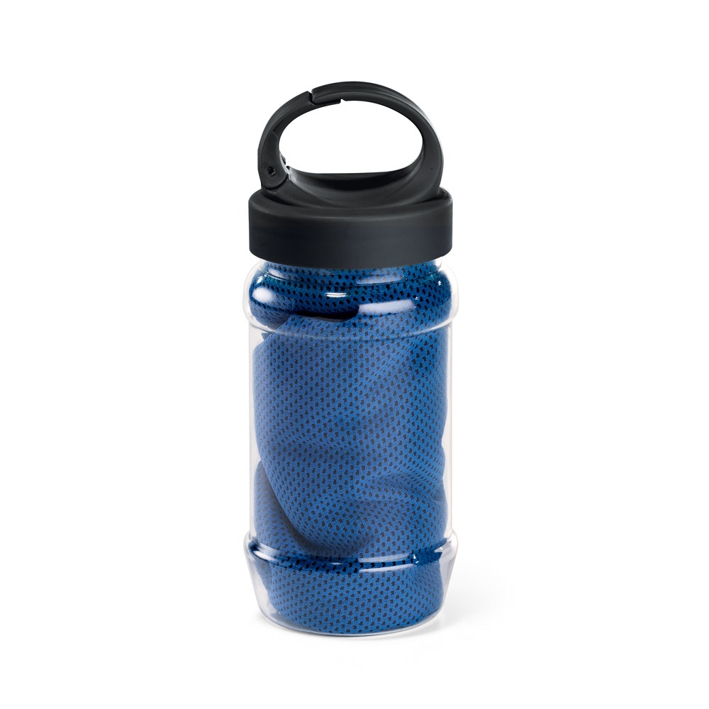 Sportovní ručník s obalem ve tvaru láhve ARTX PLUS Barva: královská modrá