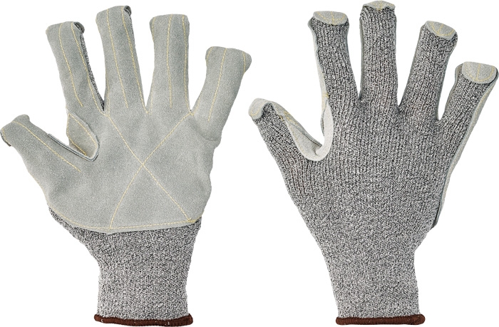 Protipořezové rukavice CROPPER STRONG Barva: šedá, Velikost: 7