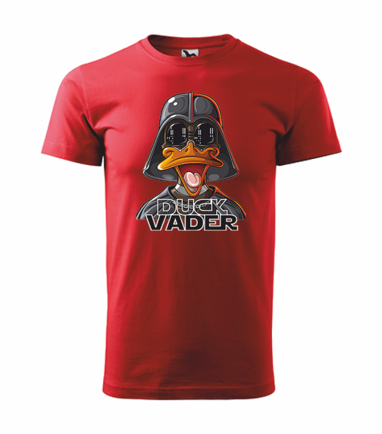 Tričko pánské DUCK VADER Barva: červená, Velikost: 3XL