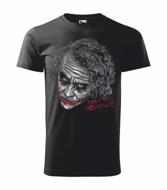 Tričko pánské JOKER Barva: černá, Velikost: 5XL