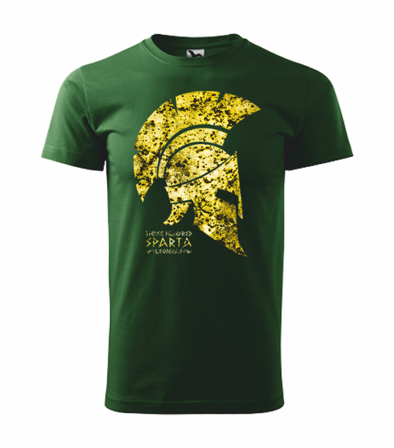 Tričko pánské SPARTA 2 Barva: lahvově zelená, Velikost: XL