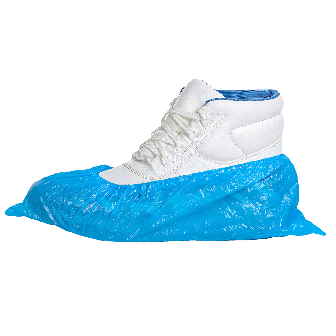 Jednorázové PE návleky na obuv 6000 ks Barva: modrá