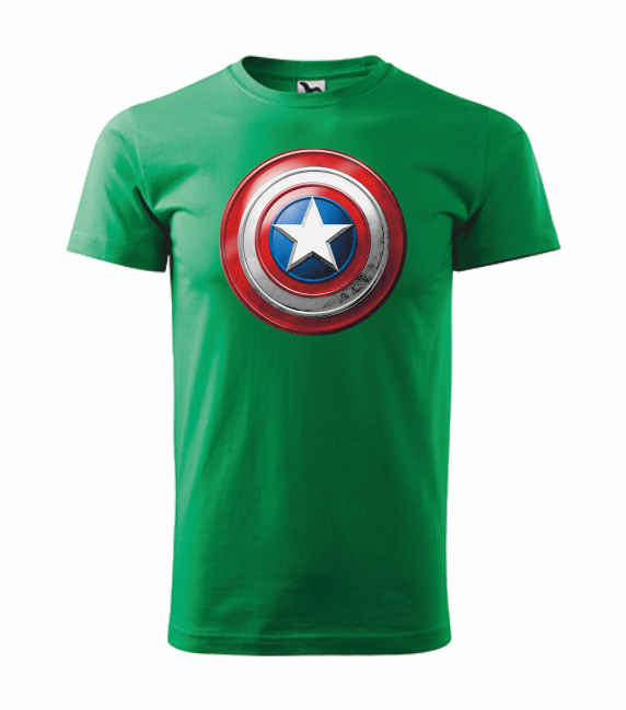 Tričko Avengers 6 Barva: středně zelená, Velikost: 3XL