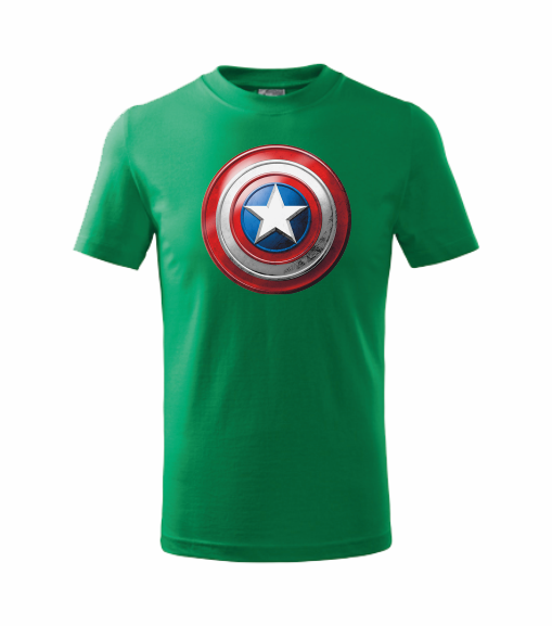 Tričko Avengers 6 Barva: středně zelená, Velikost: 110 cm/4 roky