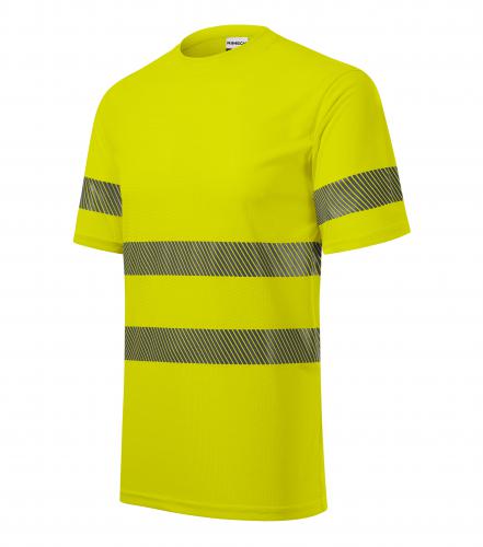 HV Dry Tričko unisex Barva: fluorescenční žlutá, Velikost: M
