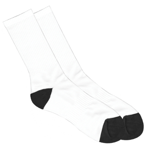 Ponožky s vlastním POTISKEM Barva: bílá, Velikost: 42