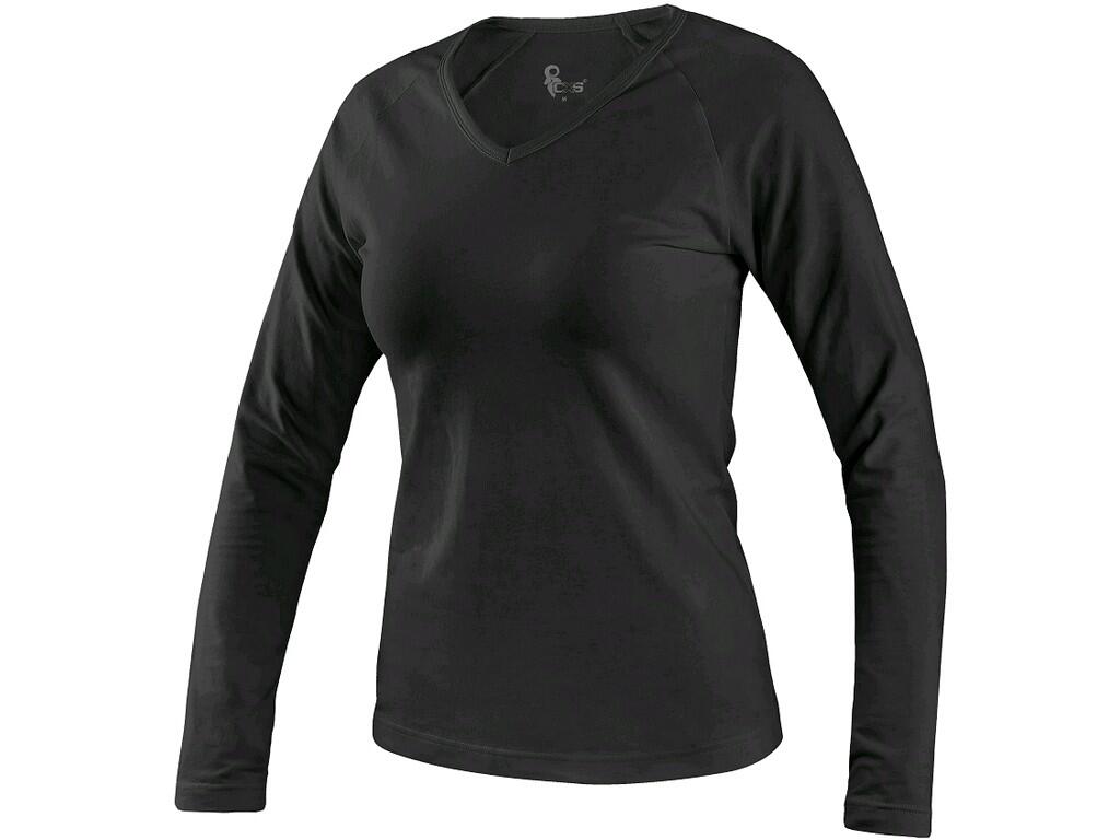Dámské tričko CXS MARY Barva: černá, Velikost: XL