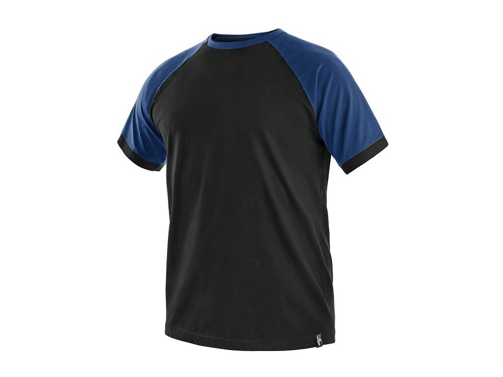 Tričko s krátkým rukávem OLIVER Barva: černá-modrá, Velikost: 5XL