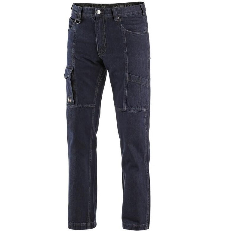 Kalhoty jeans CXS NIMES II Barva: námořní modrá, Velikost: 62