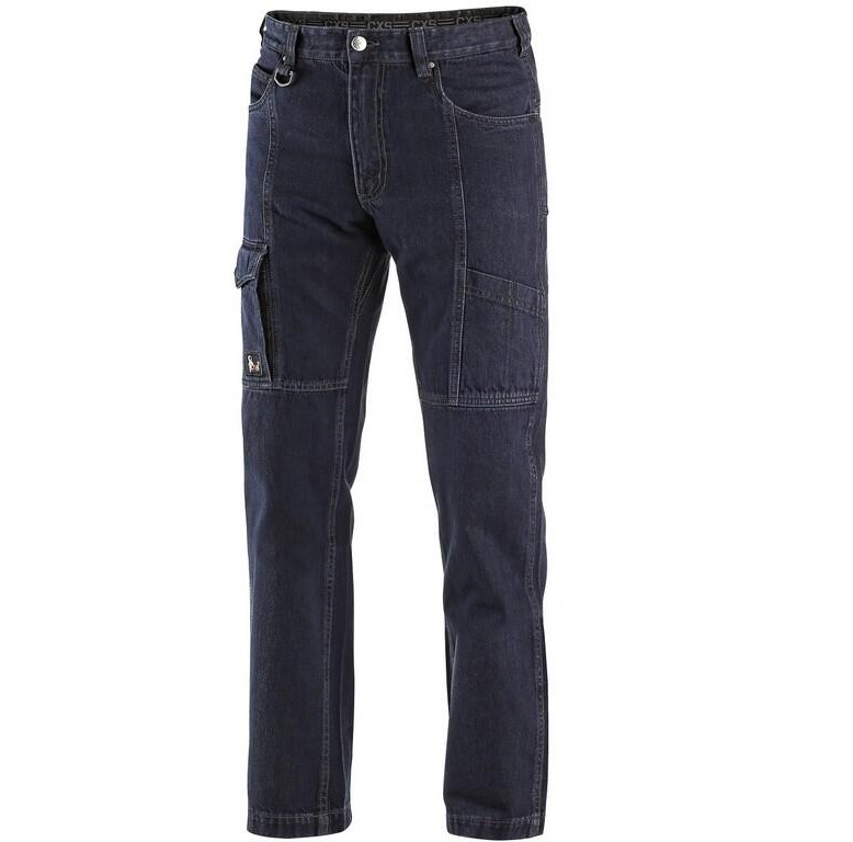 Kalhoty jeans CXS NIMES II Barva: námořní modrá, Velikost: 58