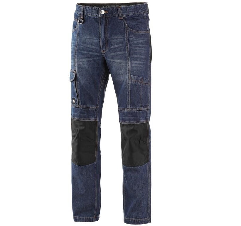 Kalhoty jeans CXS NIMES I Barva: modrá-černá, Velikost: 54