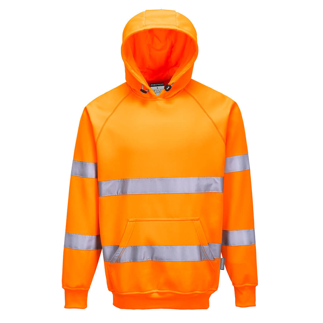 Hi-Vis mikina s kapucí Barva: oranžová, Velikost: L