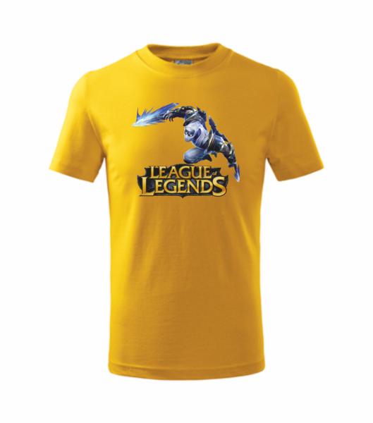 Tričko pánské/dětské League of legends 3 Barva: žlutá, Velikost: 2XL