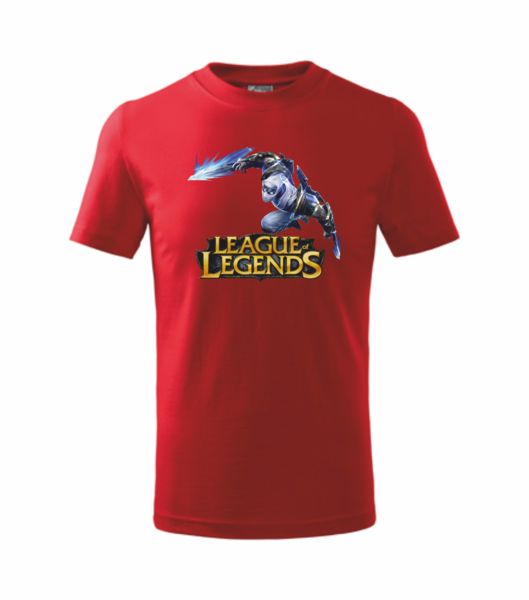Tričko pánské/dětské League of legends 3 Barva: červená, Velikost: 122 cm/6 let