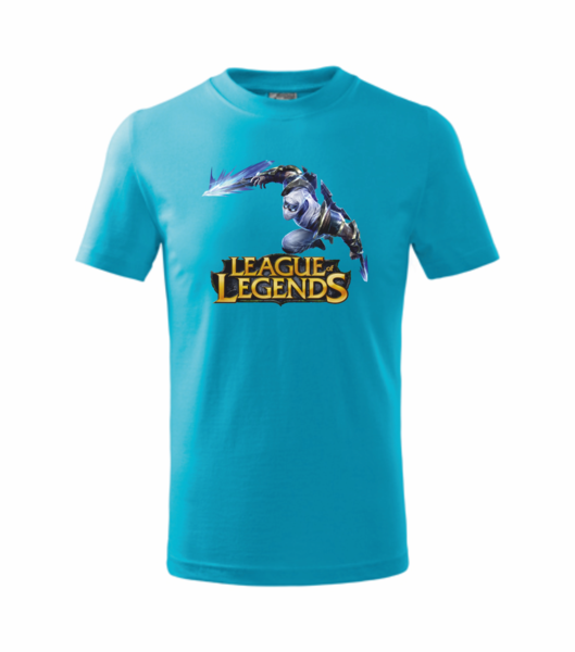 Tričko pánské/dětské League of legends 3 Barva: tyrkysová, Velikost: L