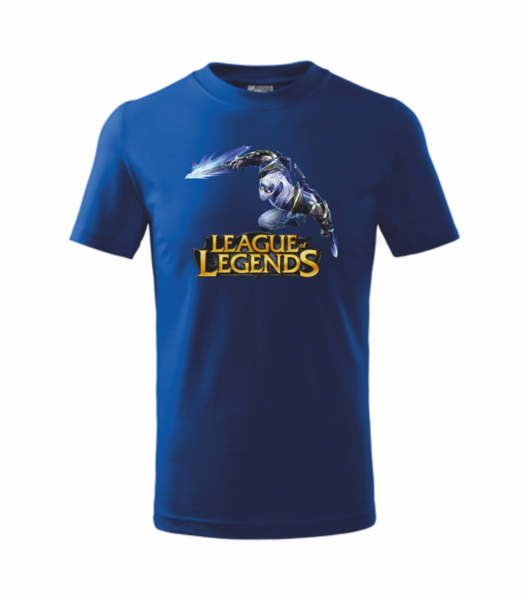 Tričko pánské/dětské League of legends 3 Barva: královská modrá, Velikost: 158 cm/12 let