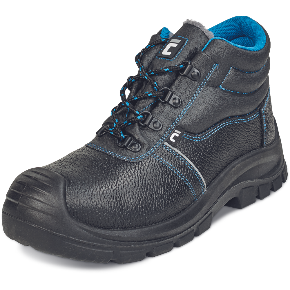 Zimní kotníková obuv RAVEN XT S1 CI SRC Barva: černá-modrá, Velikost: 38