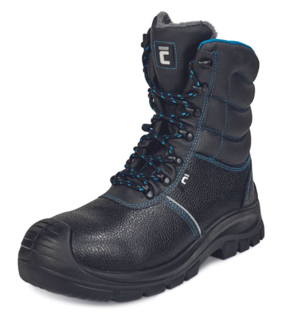 Zimní poloholeňová obuv RAVEN XT S3 CI SRC Barva: černá-modrá, Velikost: 39