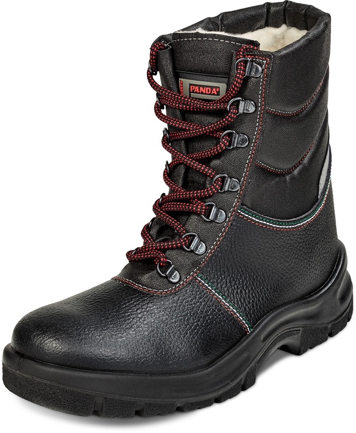 Zateplená obuv PANDA SNG DUCATO 6039 S3 Barva: černá-červená, Velikost: 37