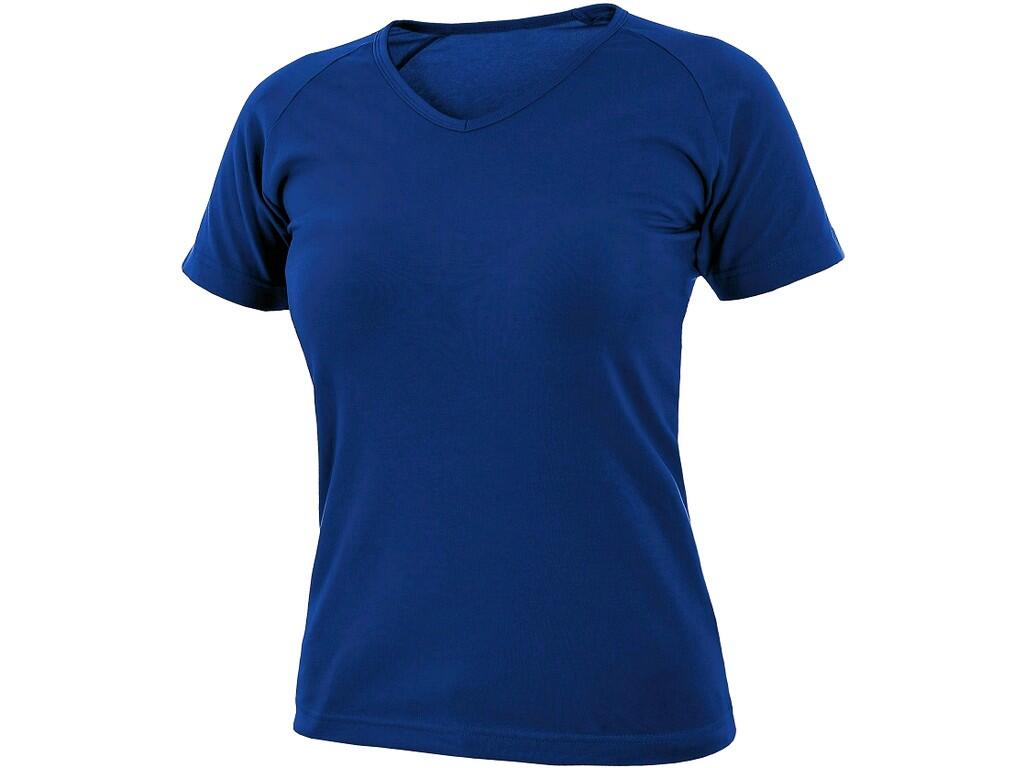 Dámské tričko CXS ELLA Barva: modrá, Velikost: XL