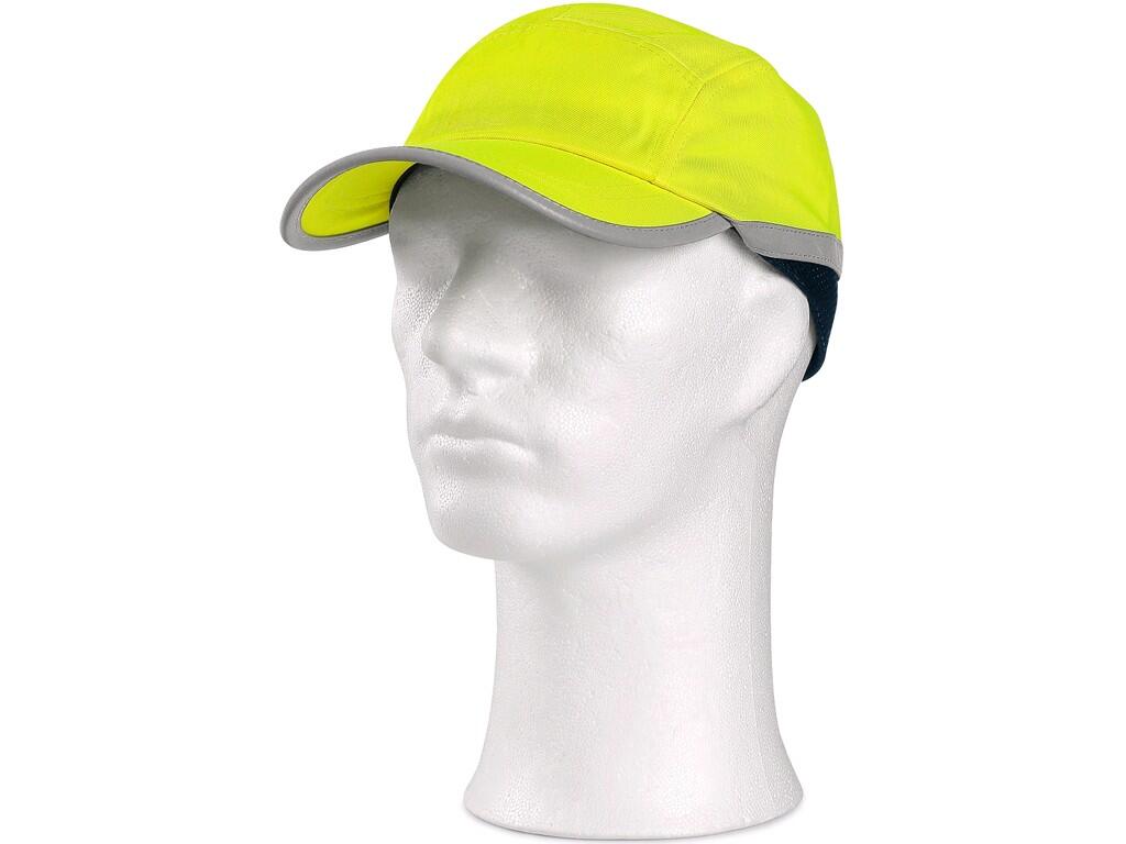 Čepice s plastovou výztuhou CXS CRAN Barva: fluorescenční žlutá